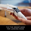 LEGO Icons Concorde Model Aircraft, Gift for Adults, Build a Replica Model of the World’s Most Famous Supersonic Commercial Passenger Plane with Authentic Details and Functional Pieces, 10318