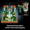LEGO Icons Fountain Garden Building Set – DIY Kit for Adults, Ages 18+ – Miniature Craft Building Blocks for Home Decor, Display – Gift for Birthdays – with Cypress Trees and Grape Vines – 10359