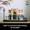 LEGO Icons French Café Paris Building Kit – DIY Set for Adults – Collectible Bedroom and Home Decor – Display for Home or Office – Gift for Birthdays – 10362
