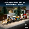 LEGO Icons Holiday Express Train Building Set for Adults, Ages 18+ – Seasonal Home Decor for Bedroom or Book Shelf – Christmas Train W/Track & 4 Minifigures – Gift Idea for Holidays – 10361