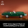LEGO Icons Jaguar E-Type 11381 | Building Sets for Adults, Ages 18+, Display Car Model, Decor for Book Shelf & Home Office, 1673 pieces, Gift Idea