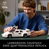 LEGO Icons Lamborghini Countach 5000 Quattrovalvole Model Car Kit – Collectible Building Set for Adults, Ages 18+ – Detailed Lamborghini Car Kit with Scissor Doors, V12 Engine, and More – 10337