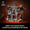 LEGO Icons Mayor Manor 11383 | Building Set for Adults, Ages 18+, Halloween Decor & Craft, Relaxation Activity, 1420 pieces, Gift for Men & Women