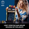 LEGO Icons PAC-Man Arcade Building Sets for Adults – Collectible Office, Shelf, or Bedroom Decor – Gifts for Men & Women – W/Moving Handle to Recreate Game – 10323
