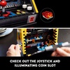 LEGO Icons PAC-Man Arcade Building Sets for Adults – Collectible Office, Shelf, or Bedroom Decor – Gifts for Men & Women – W/Moving Handle to Recreate Game – 10323