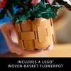 LEGO Icons Poinsettia Building Sets for Adults – Artificial Flowers for Decoration – Festive Holiday Flowers for Table Centerpiece – 10370