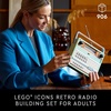 LEGO Icons Retro Radio Building Set for Adults – Home Decor for Bedroom or Desk with Vintage Aesthetic, Sound Effects, & Smart Phone Integration – Birthday Gifts for Men & Women – 10334