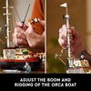 LEGO Ideas Jaws Set – Diorama Kit for Fans of the Classic Movie – Shark Toy – Movie Memorabilia Gift for Adults – Includes Orca Boat and Chief Brody, Hooper and Quint Minifigures – 21350