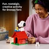 LEGO Ideas Peanuts: Snoopy’s Doghouse 21368 | Collectible Building Set for Adults, Ages 18+, Relaxation Activity, Display for Home Office & Bedroom, 964 pieces