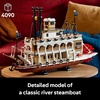 LEGO Ideas River Steamboat Building Set – Room Decor for Men and Women – Boat Model Building Kit for Adults, Ages 18+ – Arts & Crafts Display for Bedroom or Office – Gift Idea for Birthdays – 21356