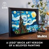 LEGO Ideas Vincent Van Gogh The Starry Night – Building Set for Adults, Ages 18+ – Beautifully Detailed Home Wall Art Decor – Gift for Men & Women – 21333(Standard Packaging)