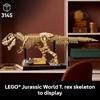 LEGO Jurassic World Dinosaur Fossils: Tyrannosaurus Rex – Building Set for Adults, Ages 18+ – Dinosaur Gift for Movie Lovers – Collectible Home Decor for Bedroom, Office, or Any Room – 76968