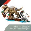 LEGO Jurassic World T. rex River Escape – Dinosaur Toy for Kids, Boys, and Girls, Ages 5-7 – Jurassic World Toy Boat Minifigures – Creative Dinosaur Gift for Movie Fans – 76975