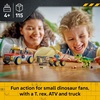 LEGO Jurassic World Young T. rex Transport Truck 77978 | Building Toy for Boys & Girls, Ages 4+, Dinosaur Toy for Preschooler, Pretend Play, 115 pieces, Gift for Birthdays