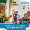 LEGO Marvel Fantastic Four vs. Galactus Construction Figure – Super Hero Building Toy – 4 Minifigures, Including The Thing, Invisible Woman and Human Torch – Gift for Kids, Boys and Girls, 9+ 76316 | Lego Marvel Lego 427 Pieces – Fantastic Four vs. Galactus #76316