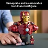 LEGO Marvel Iron Man MK4 Bust – Building Kit for Adults, Ages 18+ – Includes Iron Man Minifigure – Collectible Model for Super Hero Fans – Gift for Men and Women – 76327