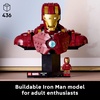 LEGO Marvel Iron Man MK4 Bust – Building Kit for Adults, Ages 18+ – Includes Iron Man Minifigure – Collectible Model for Super Hero Fans – Gift for Men and Women – 76327
