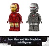 LEGO Marvel Iron Man & War Machine vs. Hammer Drones Building Toy – Pretend Play Set W/ 2 Toy Minifigures – Kids Building Blocks for Boys & Girls, Ages 7+ – Gift Idea for Birthdays – 76320