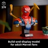 LEGO Marvel Iron Spider-Man Bust Collectible – Building Kit for Adults, Ages 18+ – Includes Iron Spider-Man Minifigure – Collectible Model for Super Hero Fans – Gift for Men and Women – 76326