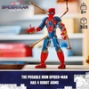LEGO Marvel Iron Spider-Man Construction Figure Building Toy – Kids Pretend Play Posable Action Figures for Boys & Girls, Ages 8+ – Gift for Birthdays – 76298
