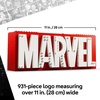 LEGO Marvel: Marvel Logo & Minifigures Building Toy – Marvel Collectible Set for Kids, Boys and Girls, Ages 12+ – Model Kit with 5 Minifigures – Gift Idea for Birthday – 76313