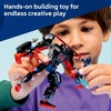 LEGO Marvel Miles Morales Mech vs. Spider-Man 2099 Building Toy for Boys & Girls – Poseable Super Hero Mech & 2 Marvel Minifigures for Kids & Fans, Ages 6+ – Gift Idea for Birthdays – 76337