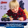 LEGO Marvel The Hulk Truck vs. Thanos – Monster Truck Building Toy for Kids 7+ – Includes Hulk & Thanos Toy Minifigures – Creative Birthday Gift Idea for Girls and Boys – 76312
