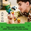 LEGO Minecraft Chicken Jockey 21582 | Building Toys for Boys & Girls, Ages, 9+, Display for Bedroom, 344 pieces, Gift for Birthdays