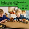 LEGO Minecraft Evoker Village Attack 21596 | Building Toys for Boys & Girls, Ages 9+, Sturdy Build for Pretend Play, 11 Minecraft Minifigures, 607 pieces, Gift for Gamers