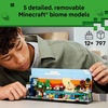 LEGO Minecraft Mini Biomes Building & Pretend Play Toy for Boys & Girls – Video Game Playset & Toy Figures for Preteens, Ages 12 + – W/2 Minifigures & 3 Microfigures – Gift Idea for Birthdays – 21589