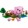LEGO Minecraft The Baby Pig House Toy Figures and Playset – Building Minecraft Toy for Kids, Boys and Girls, Ages 7+ – Gift for Birthdays – with 2 Minifigures for Pretend Play – 21268