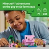 LEGO Minecraft The Baby Pig House Toy Figures and Playset – Building Minecraft Toy for Kids, Boys and Girls, Ages 7+ – Gift for Birthdays – with 2 Minifigures for Pretend Play – 21268