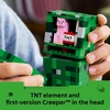 LEGO Minecraft The Creeper Kids Building Toy – Minecraft Toy for Boys & Girls, Ages 10+ – Room Decor for Gamers w/ 1st Version Creeper Minifigure – Gift for Birthdays – 21276