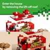 LEGO Minecraft The Mooshroom House Toy Figures and Playset – Building Minecraft Toy for Kids, Boys and Girls, Ages 8+ – with Steve and Other Figures for Pretend Play – Gift Idea for Birthdays – 21270