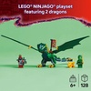 LEGO NINJAGO Lloyd’s Green Forest Dragon Toy – Pretend Play Building Toy for Boys and Girls, Ages 6+ – Birthday Gift for Kids – Dragon Figurine with 2 Minifigures for Kids – 71829