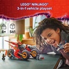 LEGO NINJAGO Ninja Combat Vehicle – 3 in 1 Building Toy – Dragons Rising Play Set for Boys & Girls, Ages 8+ – Model Building Kit for Kids W/6 Ninja Toy Minifigures – Gift Idea for Birthdays – 71844