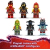 LEGO NINJAGO Ninja Combat Vehicle – 3 in 1 Building Toy – Dragons Rising Play Set for Boys & Girls, Ages 8+ – Model Building Kit for Kids W/6 Ninja Toy Minifigures – Gift Idea for Birthdays – 71844