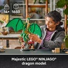LEGO NINJAGO The Guardian Dragon – Model Building Kit from Legends Monstrosity Series – Room Decor for Teens – Includes Master Wu Minifigure – Gift for Teenage Boys, Girls, and Fans, Ages 14+ – 71847