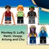 LEGO ONE PIECE Battle at Arlong Park Building Blocks – Pretend Play Building Toy for Boys & Girls, Ages 9+ – 5 Straw Hat Pirates Toy Figures & Playset for Anime Fans – Gift Idea for Birthdays – 75638