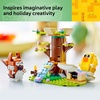 LEGO Spring Animal Playground Building Toy – Pretend Play Set with Squirrel and Bird Figure for Boys and Girls, Ages 8+ – Gift Idea for Easter and Kids’ Birthdays – 40709