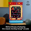 LEGO Super Mario Donkey Kong Arcade 72051 | Collectible Building Set for Adults, Ages 18+, Retro Arcade Decor, Working Levers & Joystick, 1,371 pieces, Gift for Gamers