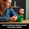 LEGO Super Mario Piranha Plant Building Sets for Adults – Mario Collectible for Men & Women, Ages 18+ Years – Gift for Birthdays – Bedroom, Home Office, or Book Shelf Decor – 71426(Green)