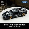 LEGO Technic 1966 Ford GT40 MKII Race Car Building Set for Adults – Collectible Toy W/Realistic Functions & Features for Adult Sports Car Fans, Ages 18+ – Gift Idea for Birthdays – 42223