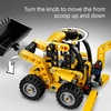 LEGO Technic Backhoe Loader Construction Toy – Building Toy Set for Boys and Girls, Ages 7+ – Educational Gift Idea for Kids Birthday with Usable Back Digger, Scoop, & Outriggers – 42197