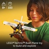 LEGO Technic Bush Plane Toy – Buildable Airplane Toy for Kids, Boys and Girls, Ages 8+ – Model Airplane Gift with Spinning Propeller, 4-Cylinder Piston Engine, and More – 42198