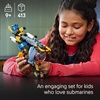LEGO Technic Deep-Sea Research Submarine Toy – Building Toy for Kids, Boys and Girls, Ages 9+ – Creative and Unique Gift Idea for Birthdays – Movable Propellers and More – 42201