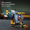 LEGO Technic Deep-Sea Research Submarine Toy – Building Toy for Kids, Boys and Girls, Ages 9+ – Creative and Unique Gift Idea for Birthdays – Movable Propellers and More – 42201
