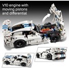 LEGO Technic Dodge Viper GTS-R Sports Car 42234 | Building Toys for Boys & Girls, Ages 10+, Toy Car for Display for Bedroom or Book Shelf, 805 pieces, Gifts for Kids