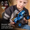 LEGO Technic Monster Jam Grave Digger Fire and Ice Building Toy for Boys & Girls – Monster Truck Toy W/Pull-Back Racing Action for Kids, Ages 7+ – Gift Idea for Birthdays – 42219