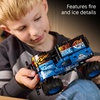 LEGO Technic Monster Jam Grave Digger Fire and Ice Building Toy for Boys & Girls – Monster Truck Toy W/Pull-Back Racing Action for Kids, Ages 7+ – Gift Idea for Birthdays – 42219